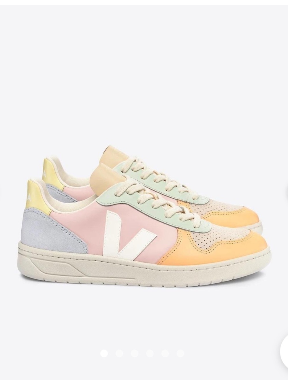 Veja Pastel Multi-Color Low-Top Sneakers